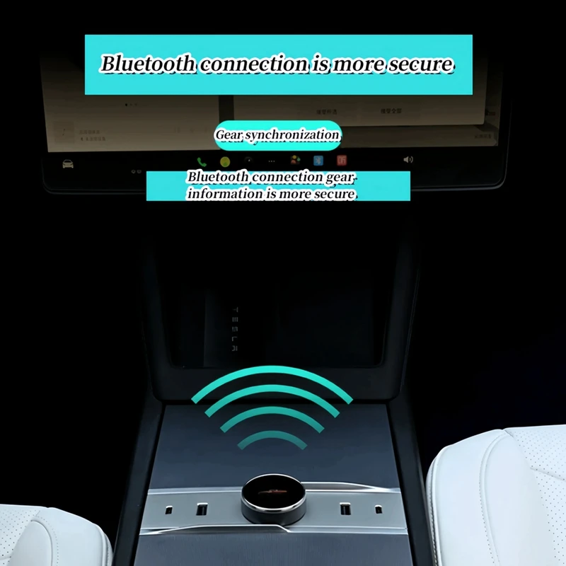 Автомобильная док-станция для Tesla Model 3 Highland с ЖК-дисплеем и кнопкой переключения