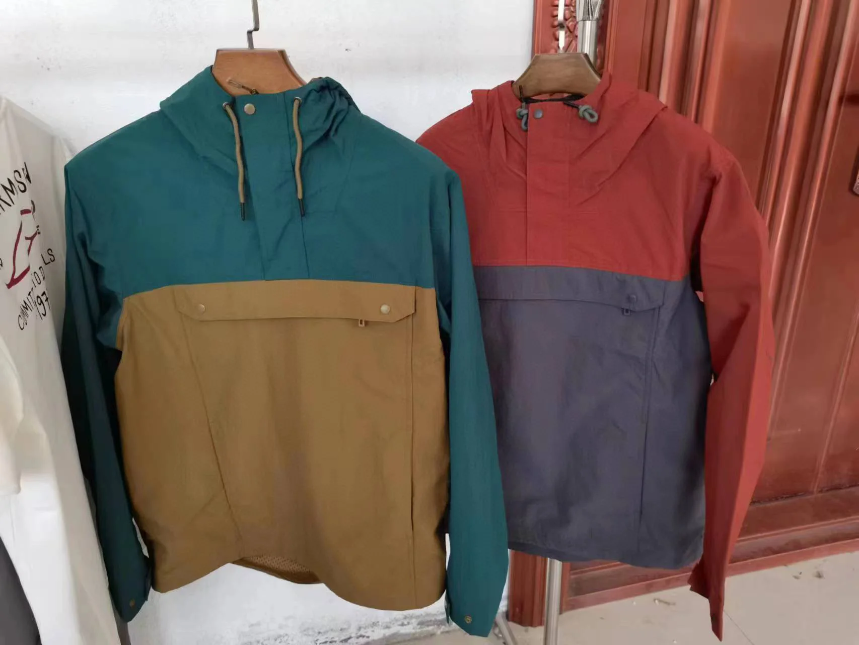

PATA Men lsthmus Anorak Half Zipper Quick Dry Hoody Pullover Jacket Outdoor Casual Sun Protection Coat Top Quality