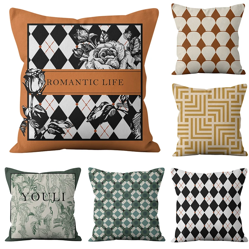 

Подушка в скандинавском стиле с мультяшным принтом Ins, 45*45 см