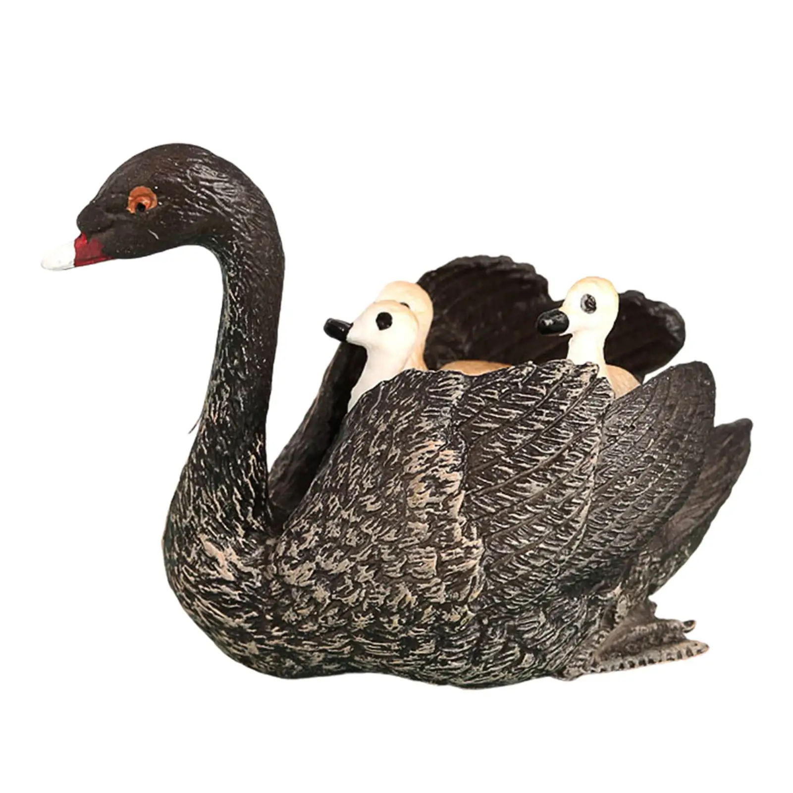 

Swan Toys Black Geese Figurines Realistic Farm Animals Preschool Animals Figures Educational Project Diorama Model Toy For Kids