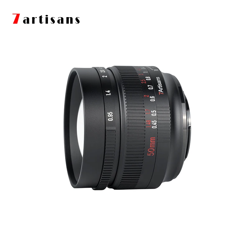 

7artisans 7 Artisans MF50mm F0.95 APS-C Large Aperture Lens For Sony E A6600/Canon Eos-m/Fuji FX X-S10 /Nikon Z Z50 / M4/3mount