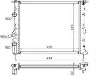

Радиатор двигателя MRN933023 (430 × 23) CLIO manual