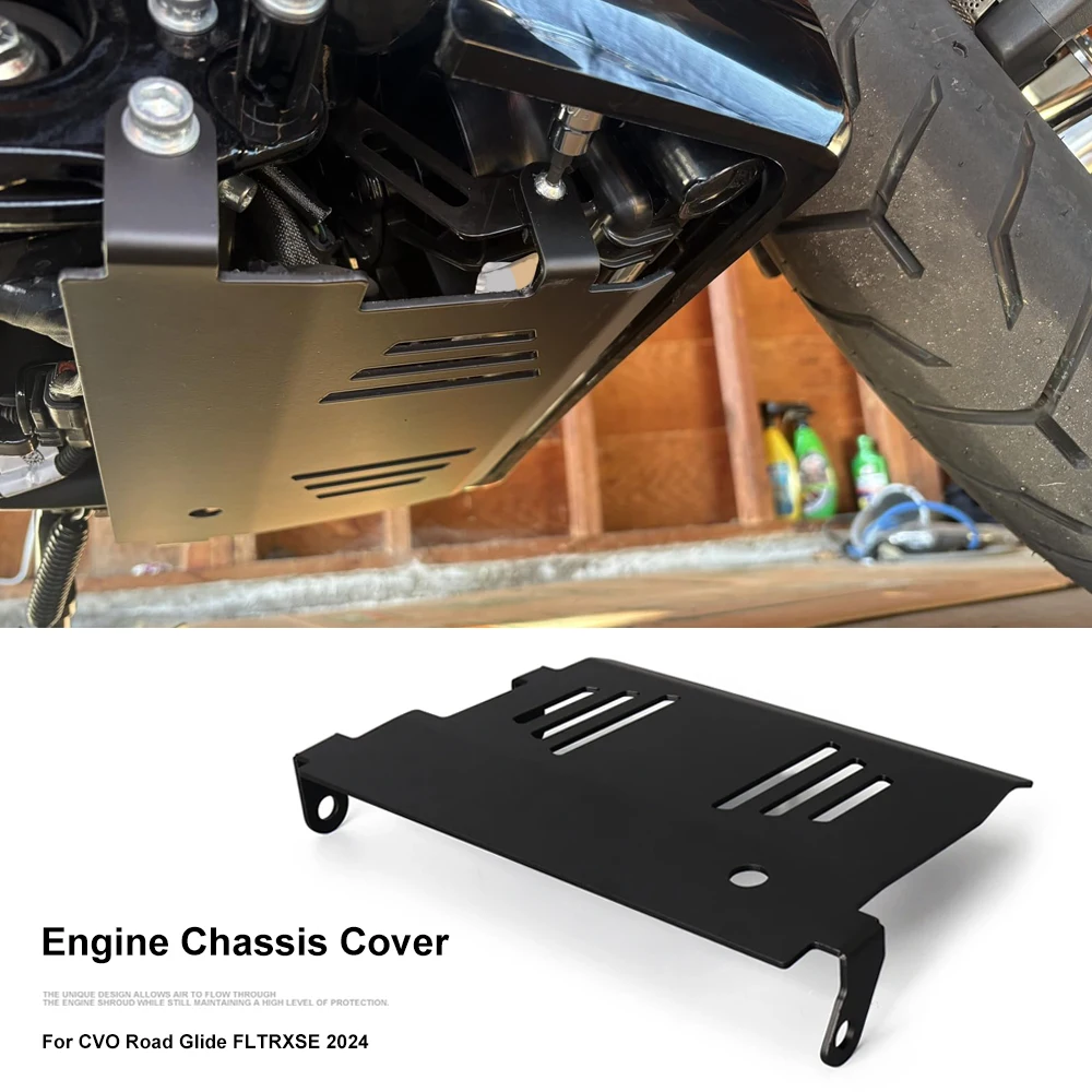 Для Road Glide FLTRX FLTRXSTSE Street Glide FLHX 2024 2025 устройство защиты двигателя, нижние аксессуары, защитная пластина, нижняя часть двигателя (art.: 3920d383668fa) - 3920d383668fa
