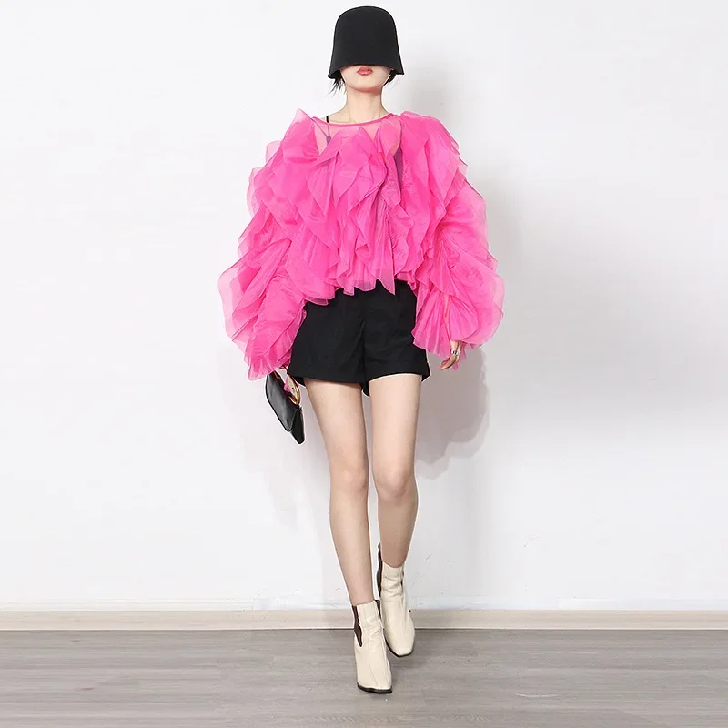 Европейская и американская модная женская рубашка 2025 новый дизайн однотонная с