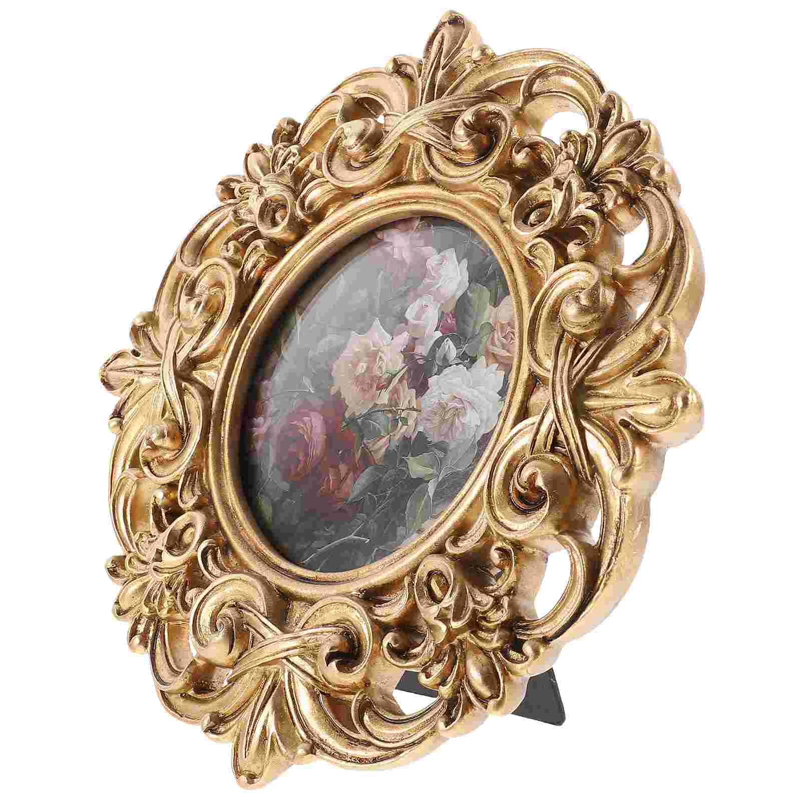 

Vintage Desk Picture Frame Tabletop Photo Retro Decorative European Style