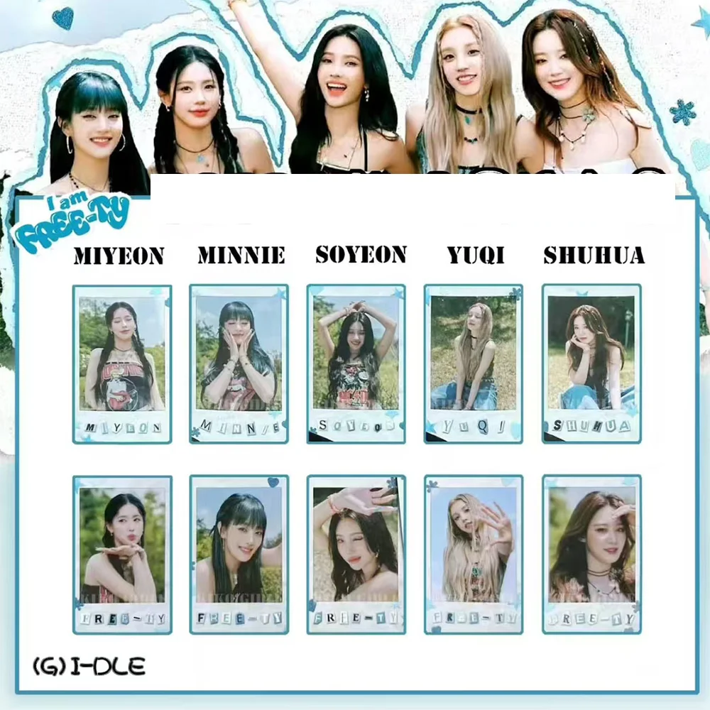1 упаковка KPOP (G)I-DLE 2023 карты World Tour Radom MIYEON MINNIE Lucky Draw Photocard SOYEON YUQI SHUHUA коллекция