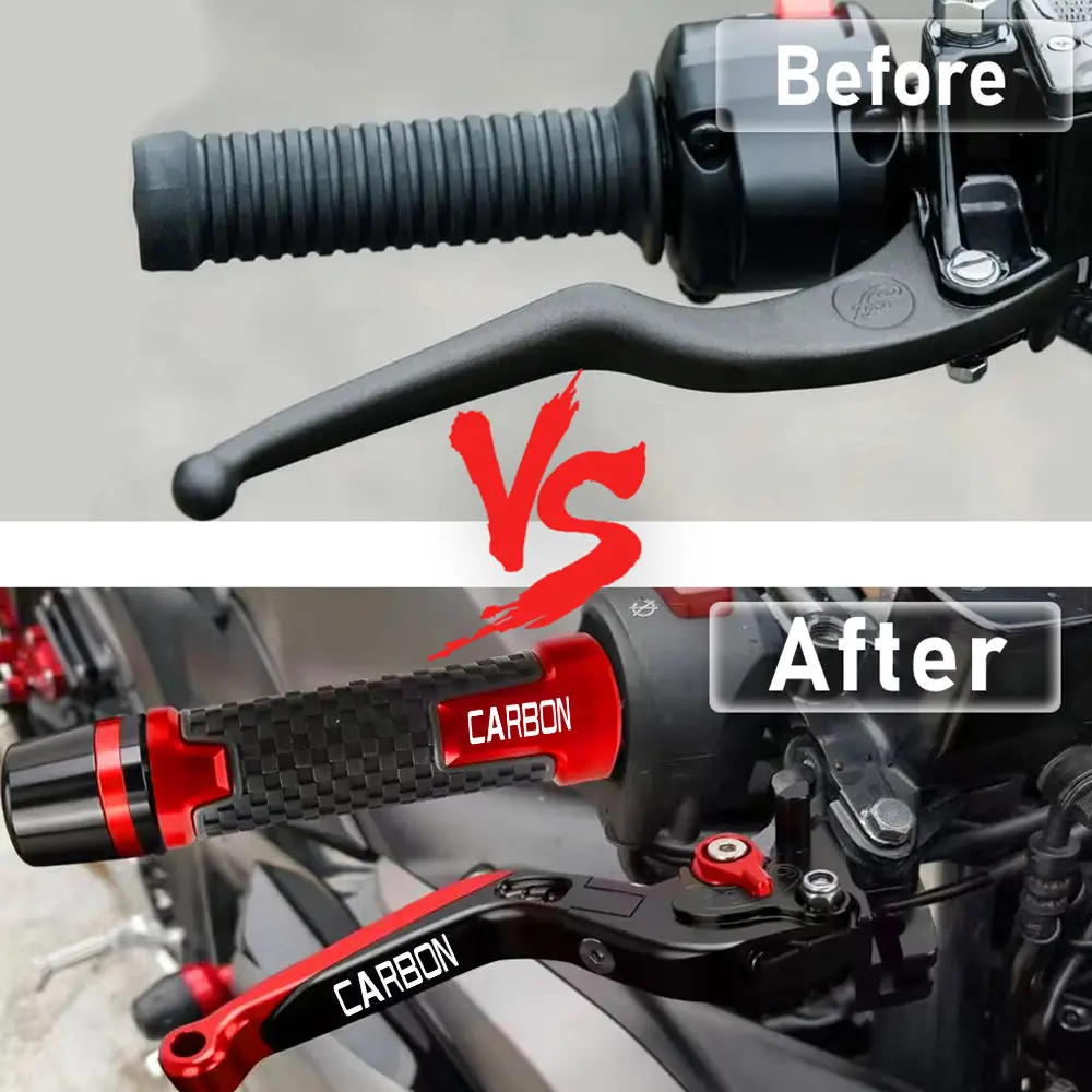 Мотоциклетный тормозной рычаг сцепления CARBON регулируемый руль ручки для DUCATI