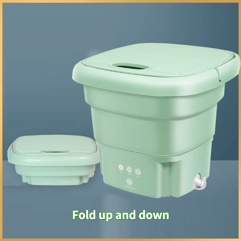 Складная Стиральная машина для белья, носков, нижнего белья, мини-стиральная машина с функцией вращения и сушки, 220 В