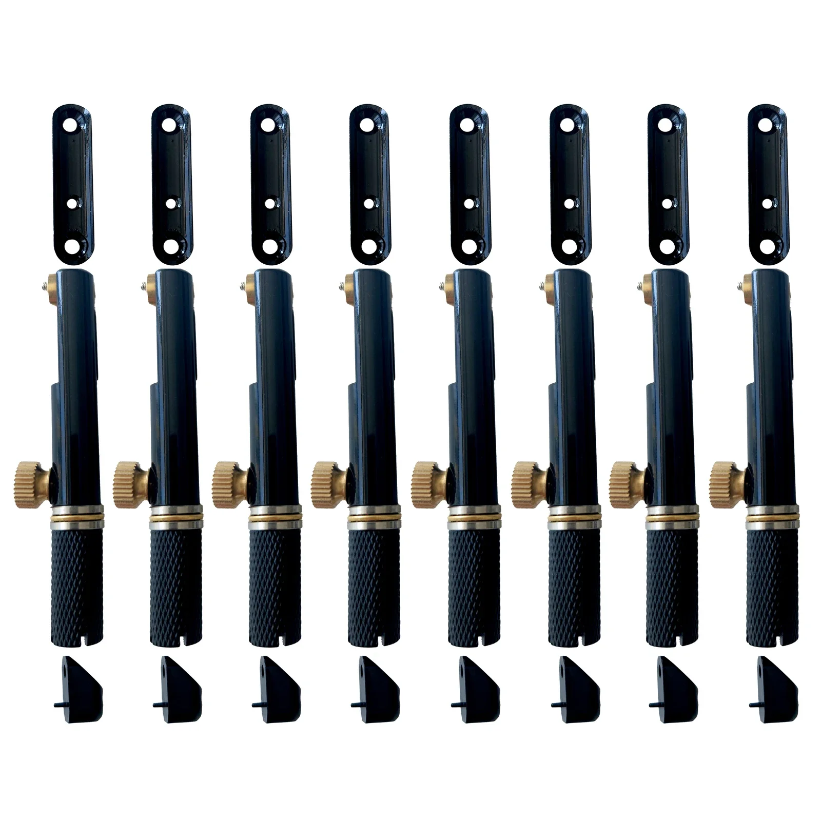 Набор безголовых гитарных бриджей из нержавеющей стали одинарный мост для