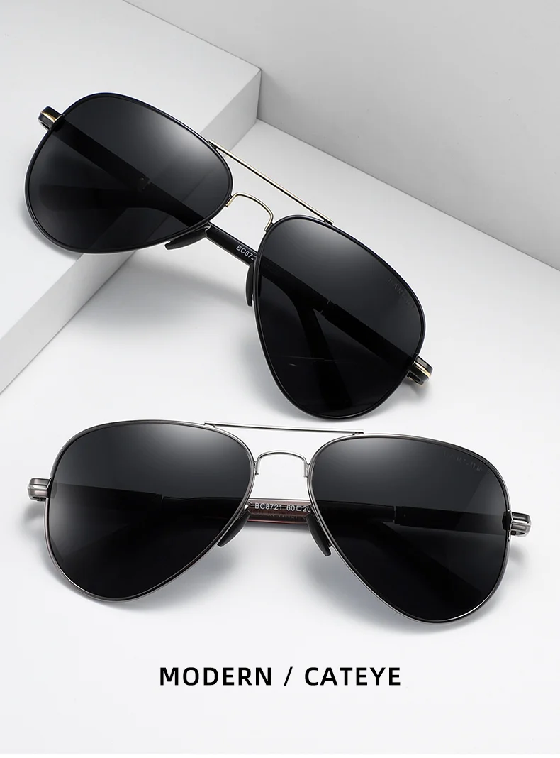 BARCUR Polarized Mens Sunglasses Pilot Sun Glasses for Men accessories Driving Fishing Hiking Eyewear Oculos Gafas De Sol 5