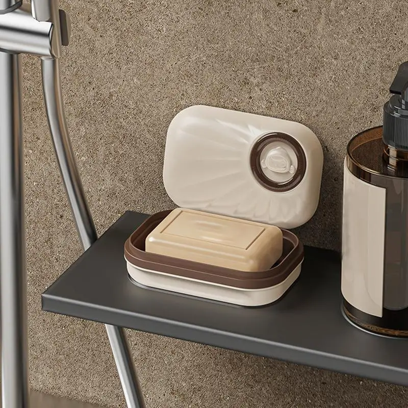 1 шт. двухслойный пластиковый держатель для мыла