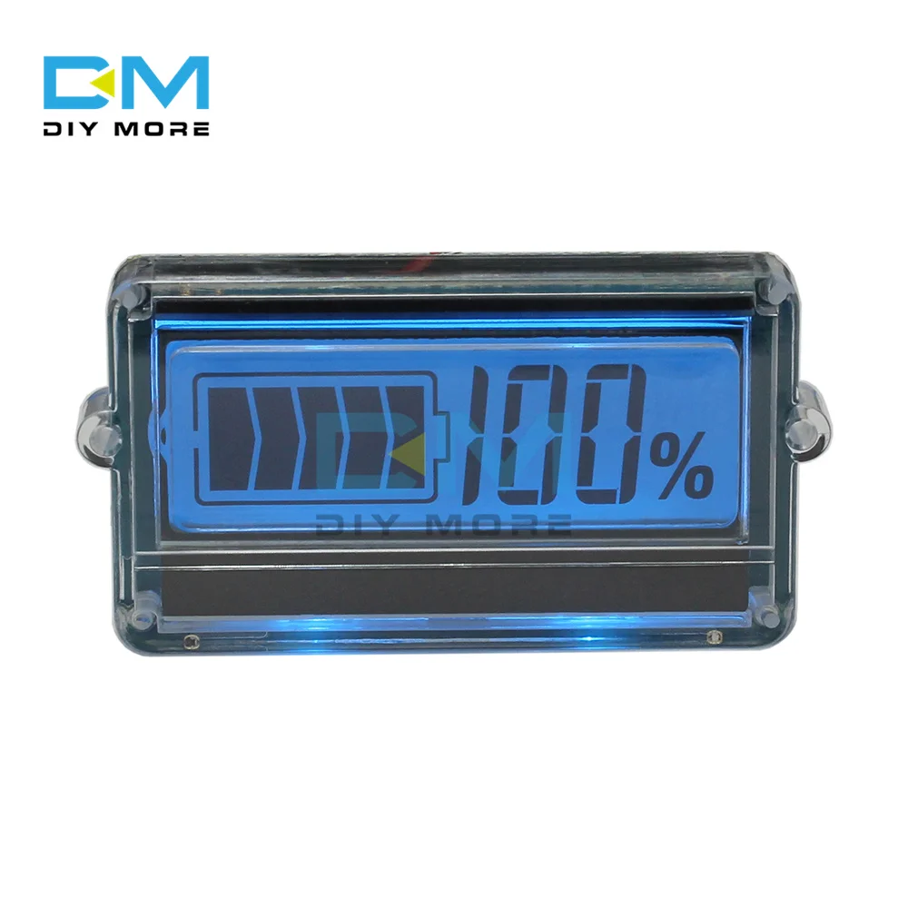 

3S Waterproof LCD Lithium Battery Capacity Indicator Module 12V Blue Display Electric Vehicle Battery Power Tester Li-ion