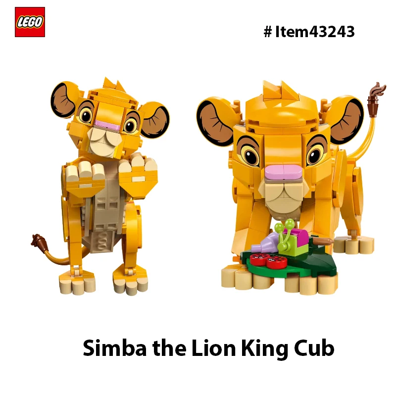 Lego 43243 Строительный Набор Simba king Lion Игрушечный Кубок Подарок Для Ролевых Игр