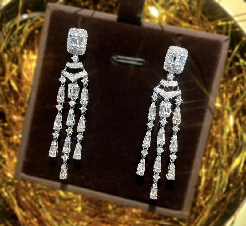 Рисунок 2 - Серьги LUOWEND из белого золота 18 карат