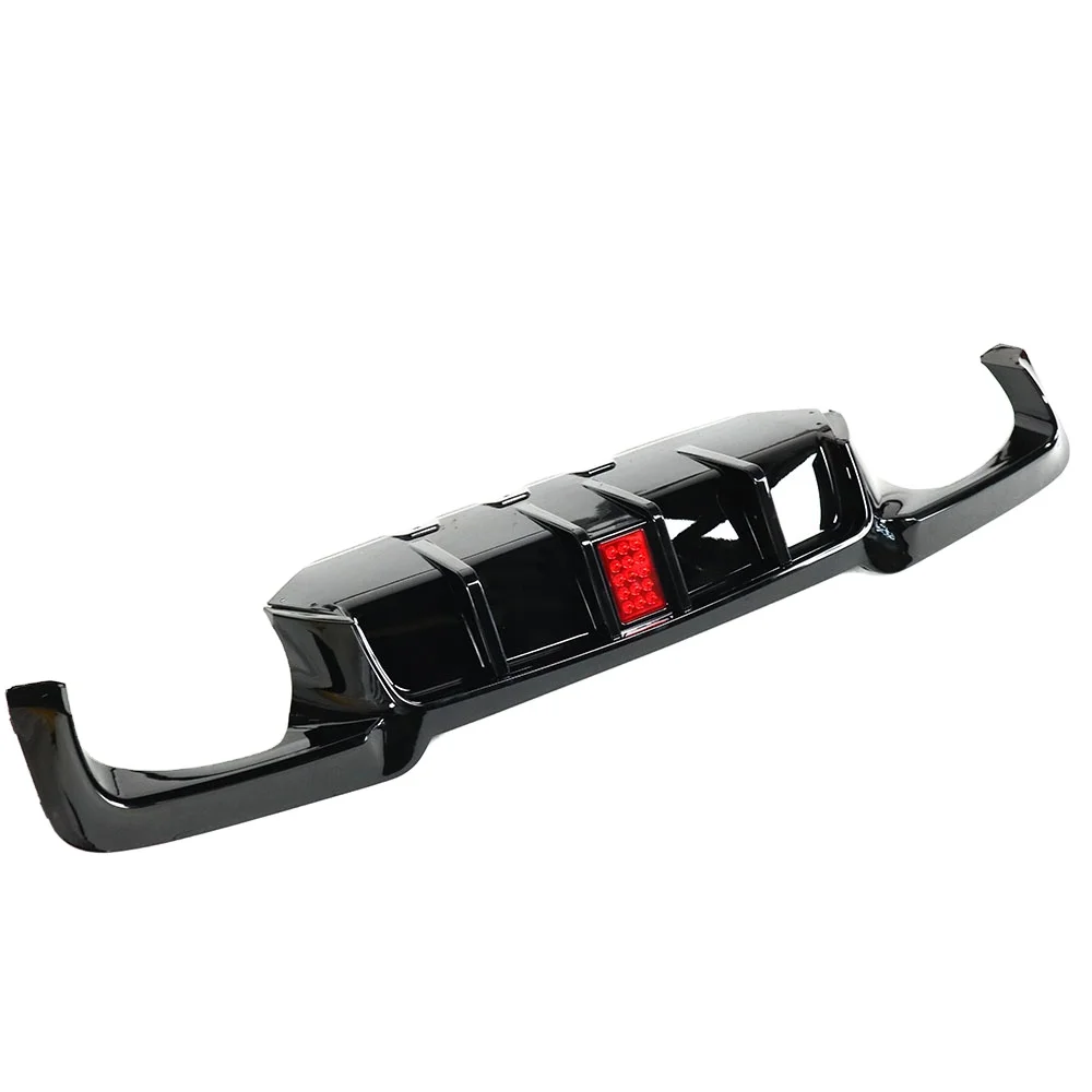 

DTM Type ABS Rear Diffuser With LED Gloss Black Car Rear Bumper Diffuser Lip For F10 M5 2011-2016