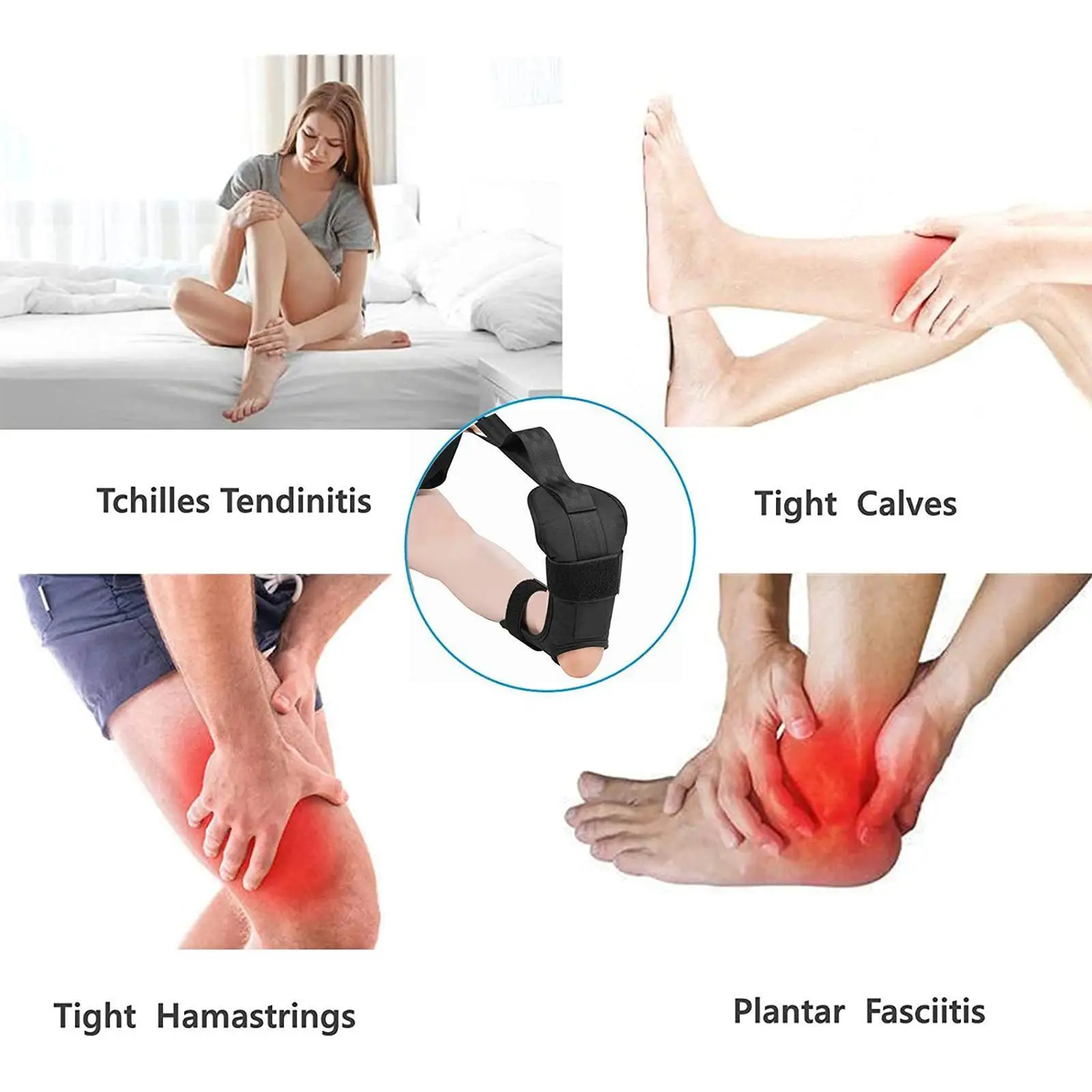 

Professional Foot Ligament Flexible Elastic Bands Versatile Exercise Yoga 1pcs Auxiliary Fitness Thigh Home Bands Pull Rope Q4H0