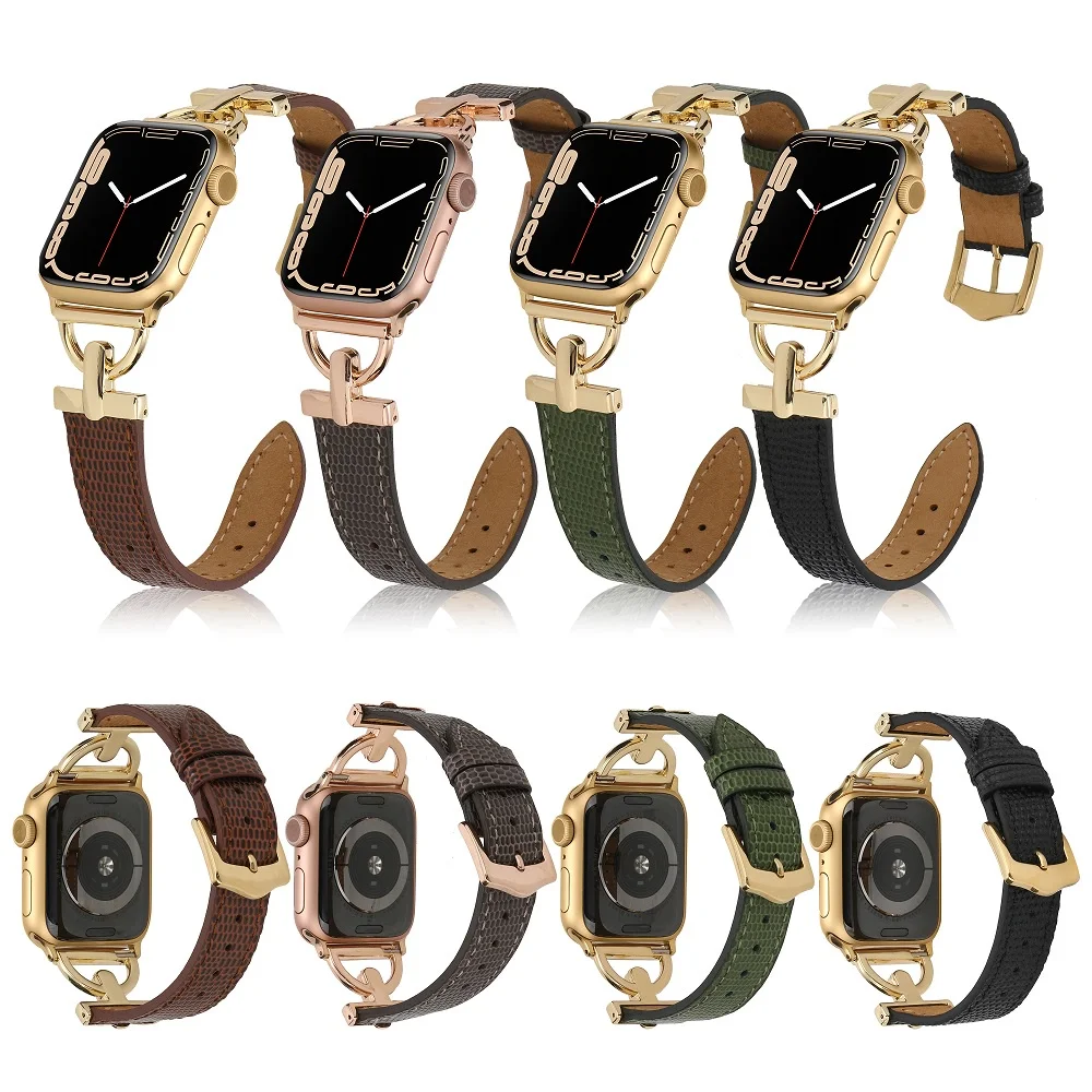 Leather Strap for Apple Watch Band 45mm 41mm 44mm 40mm 42mm 38mm 45mm Watchband Bracelet Belt Apple Watch Series 7 6