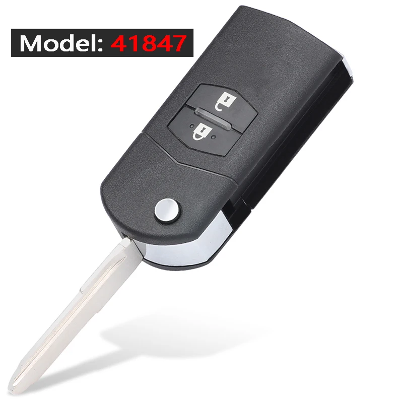 

KEYECU 433 МГц 4D63 Модель No 41521/4601/ 41803/41835/41847 Модернизированный откидной пульт дистанционного управления для Mazda 626 RX8 2 3 323 для 6 GG S