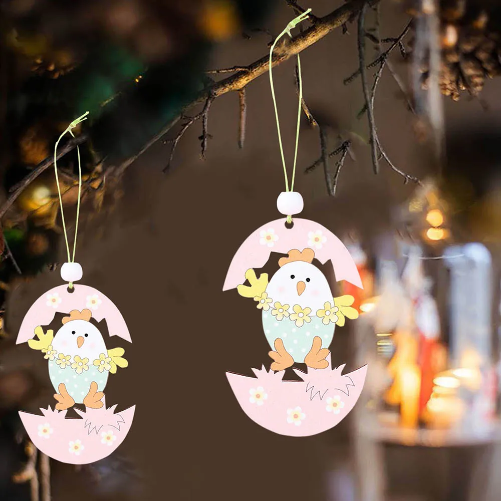 Детский подарок для вечевечерние подвесное украшение дома Пасхальный кролик в
