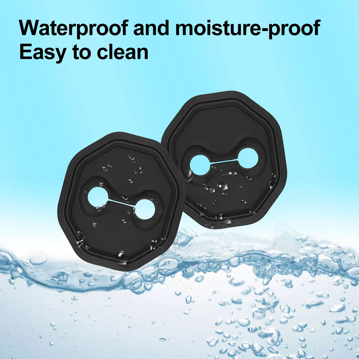 Подходит для Ford Ranger T9 2023 2024 4 шт. силиконовая крышка с пряжкой замка дверей