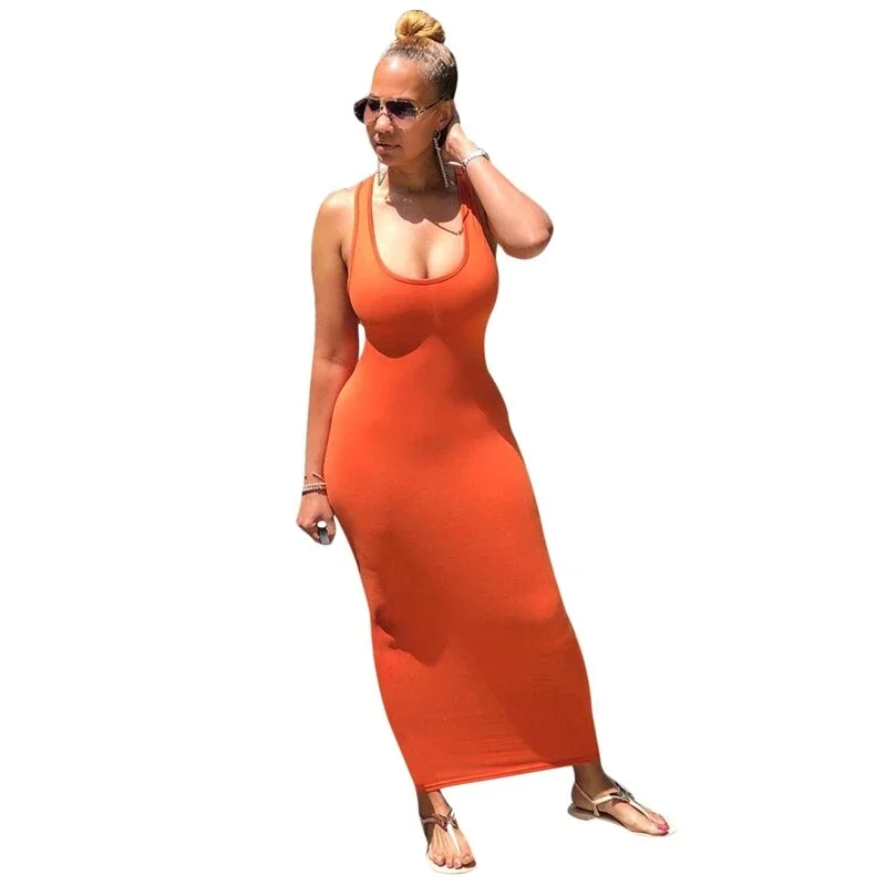

Sexy Women Summer Dress Sleeveless Backless Lace Up Robe Bodycon Party Club Pack Hip Pencil