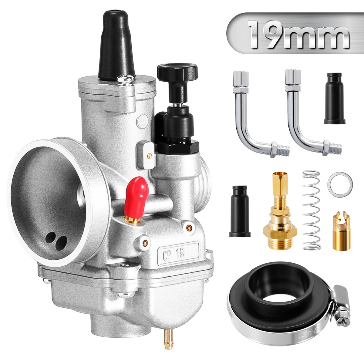 

ZS MOTOS для карбюратора PWK PE 2011900 Polini Cp 19, карбюратор Polini 15/17,5/19/21/23/24 мм для мопеда 50cc 100cc Bali 50CC 2T