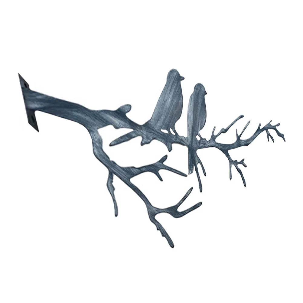 

Wall Ornament Hanging Sign Balcony Bird Home Decoration Fence Garden Birds Branch