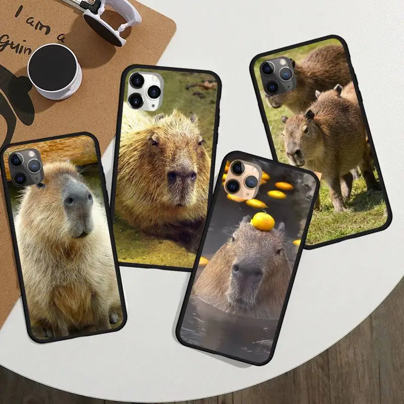 

Capybara cute animal Phone Case For iphone 12 11 13 7 8 6 s plus x xs xr pro max mini shell
