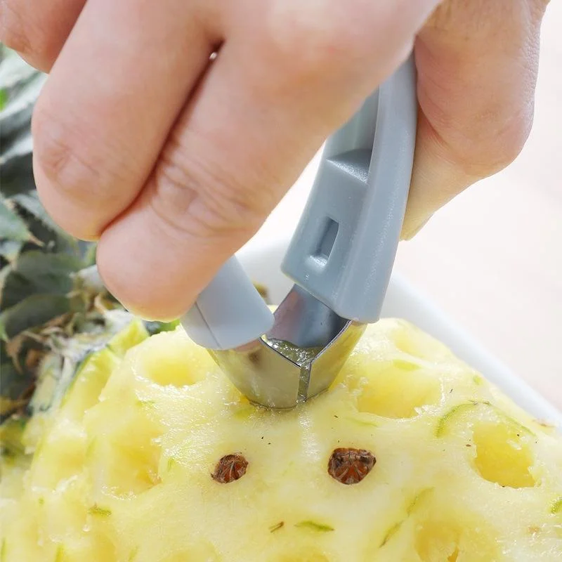 

1Pc Pineapple Eye Peeler Stainless Steel Cutter Practical Seed Remover Clip Home Kitchen Gadgets Home Cocina Cookware