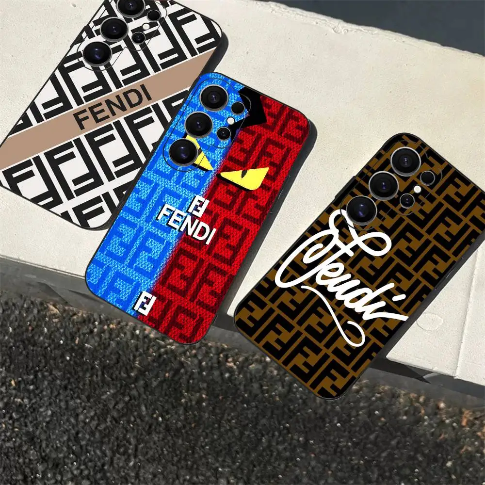 Фото Роскошный чехол для телефона с логотипом F-fendi для Samsung S24 FE, S25 Ultra, S20 Lite, S21, S30, S22, S23, S24, S22 Ultra 5G №4