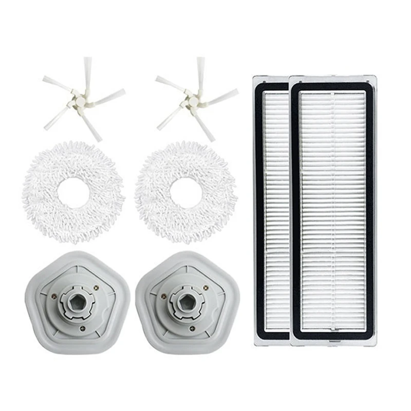 

For Dreame W10 Vacuum Cleaner Mop Pad Parts Sweeping Robot Washable Rag Holder Mop Cloth Filter Side Brush Replace