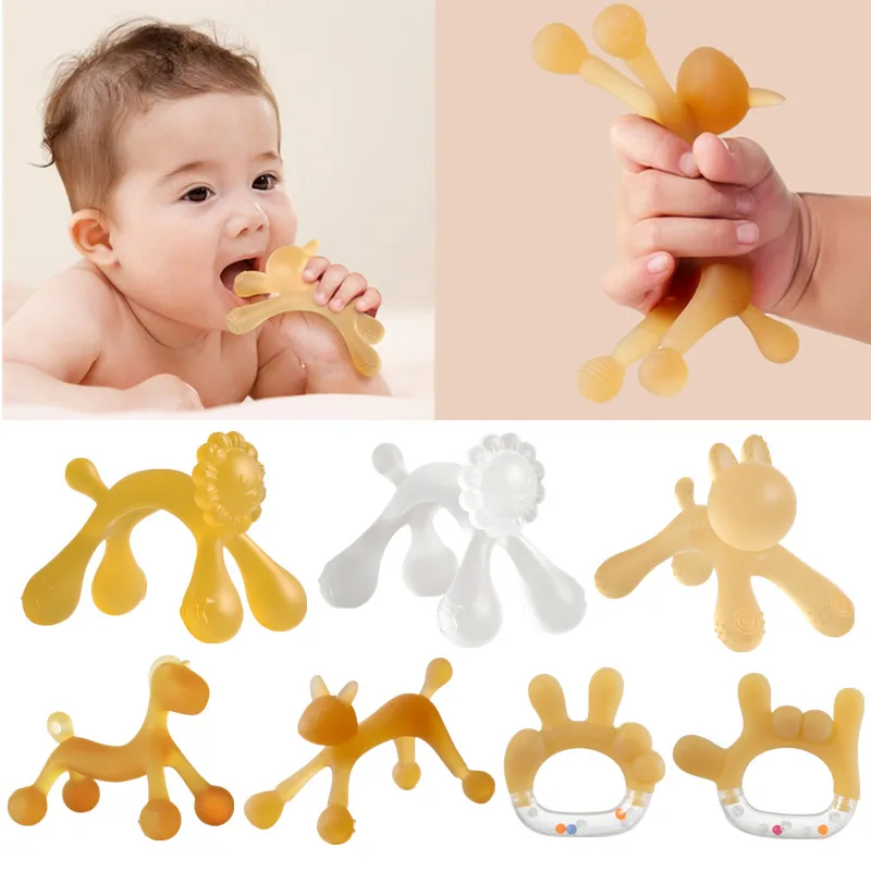 Silicone Baby Teether BPA Free Liquid Silicone Baby Chewing Toys Cartoon Shape Newborn Rodent Handhold Molar Teether Baby Stuff Silicone Baby Teether BPA Free Liquid Silicone Baby Chewing Toys Cartoon Shape Newborn Rodent Handhold Molar Teether Baby Stuff