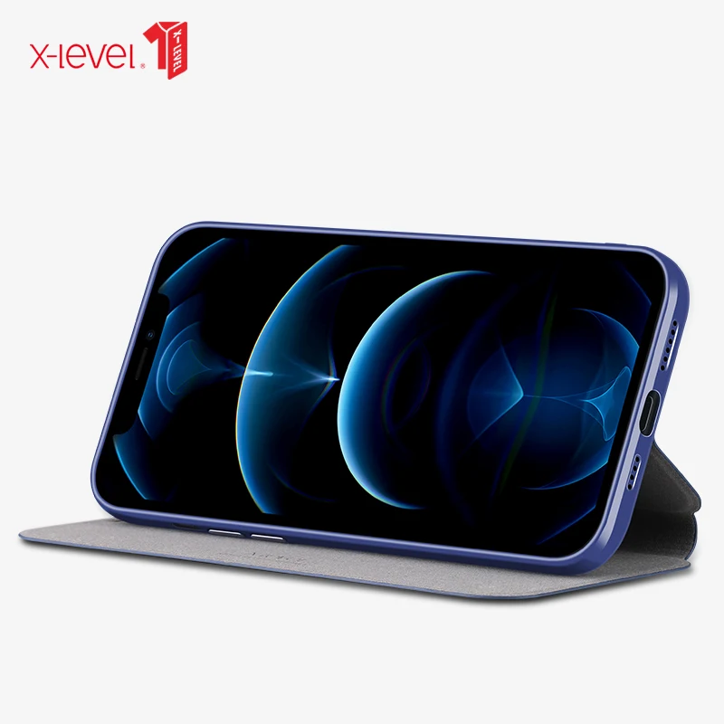 X-level Luxury Original Ultra Thin Slim Flip Case Leather Tpu Book Cover For Iphone 14 13 Iphone14 Pro Max 14promax Phone Case