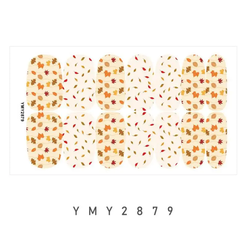 

Ginkgo Leaf Maple Nail Sticker Flower Nail Decal Leaf Nail Art Stickers for nails nails accesories Nail Stickers