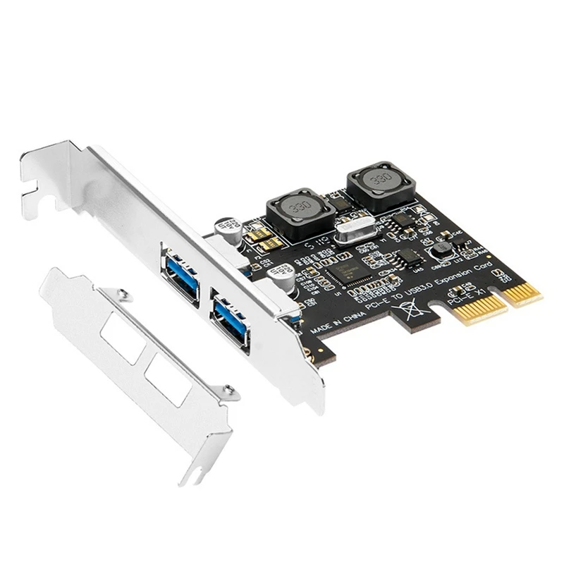 

PCI-E To 2 Port USB3.0 Expansion Card PCI Express 5.0Gbps PCI Express USB3.0 Adapter Card Drive Free