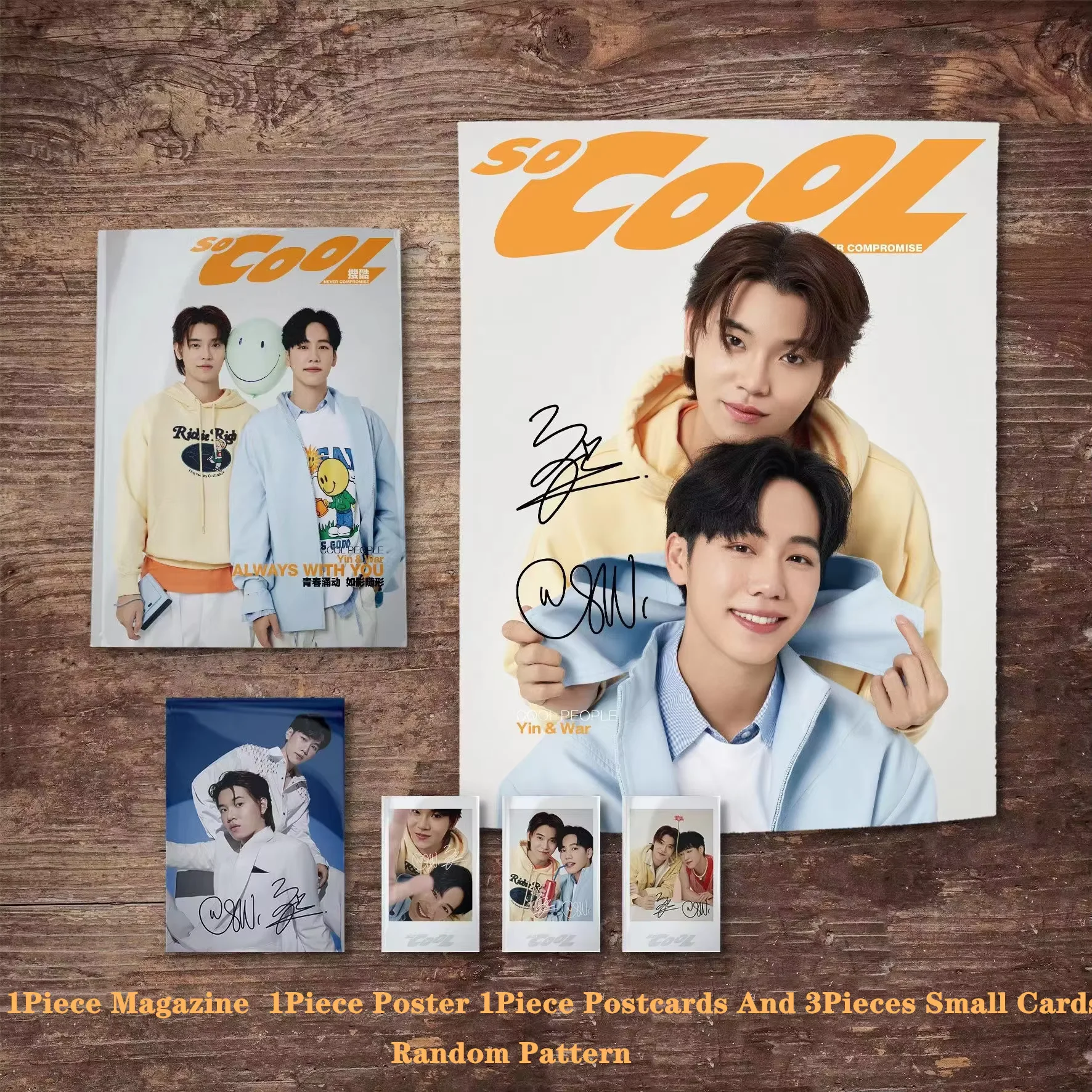 

Новое поступление 2022, журнал Иньвар, Таиланд, звезды, драма, это история любви En of Love, механика любви, Vee Mark, военные боос Инь