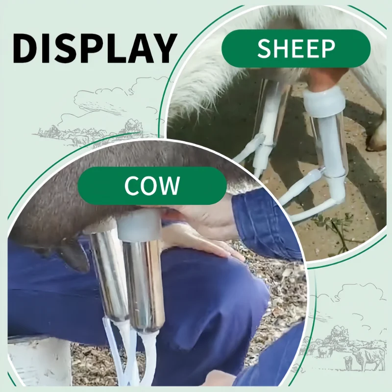Электрический интегрированный доильный аппарат для коров овец импульсный