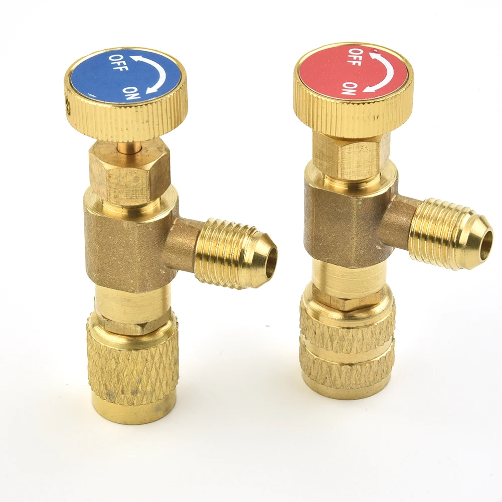 

Air Conditioner plus Safety Liquid Valve R410 Refrigerant Vacuum Maintenance Switch R22 Detection Tool Adapter