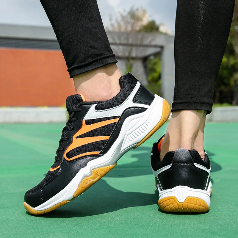 Badminton Shoes for Men Women Outdoor Lightweight Training Sneakers Women White Blue Man Table Tennis Gym Shoes Big Size