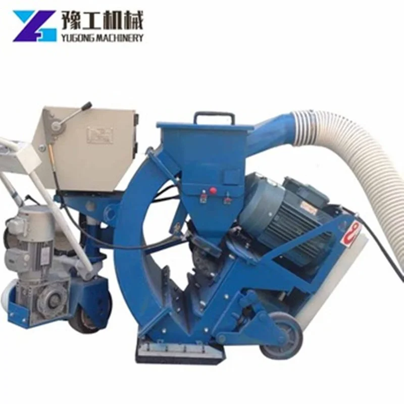 YUGONG Airfield Runway Shot Blasting Machine Передвижная машина для струйной обработки дорожной
