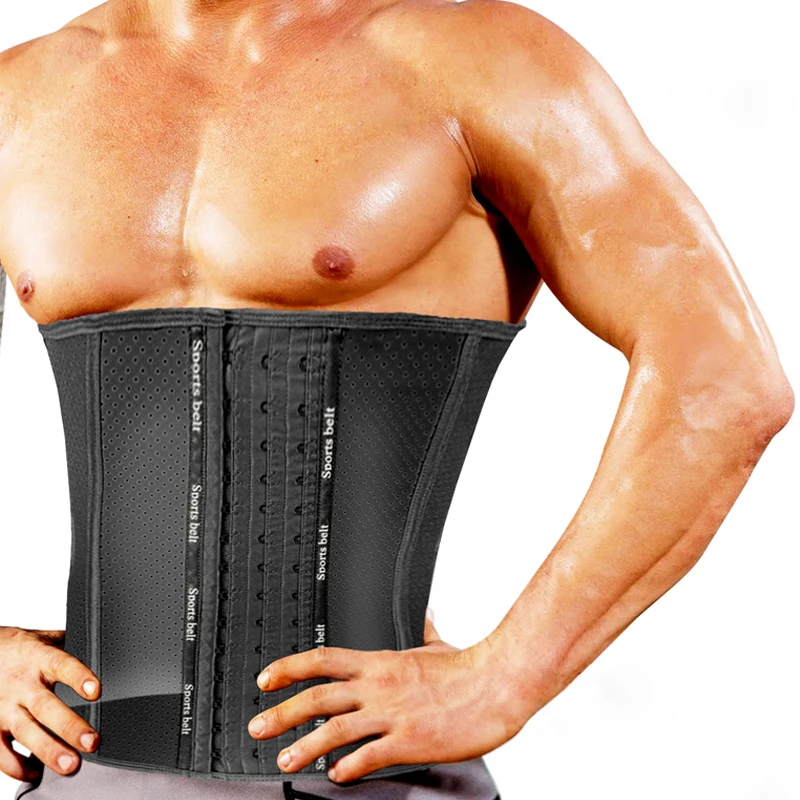 

Men Body Modeling Belt Shaper Slim Waist Trainer Body Shapers Fat Compression Strap Shapewear Waist Cincher Fajas Girdles Corset