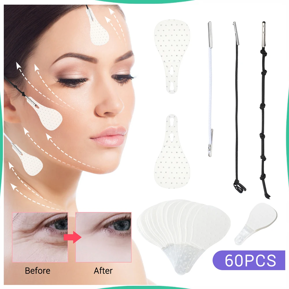 V-образная наклейка для подтяжки лица пластырь лифтинга укрепляющая кожа тонкий