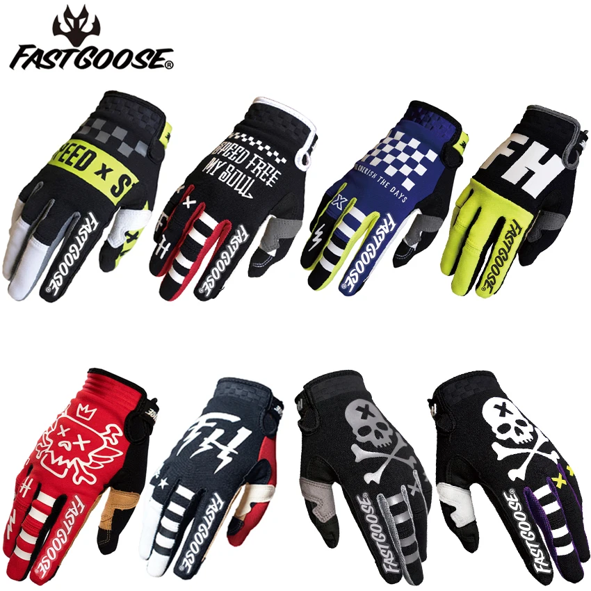 FASTGOOSE FH DH MX GP BMX MTB Motorcycle Motocross Gloves Off Road Racing Pro Downhill Sport Bike Bicycle Cycling Riding Gloves