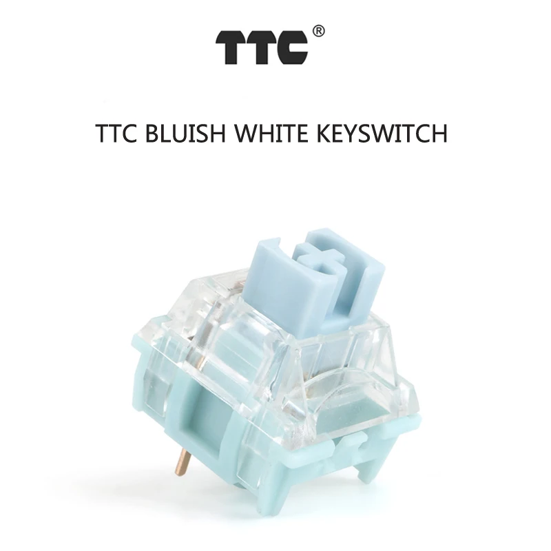 

TTC bluish white switch paragraph switch 42g mx series 3-pin mechanical keyboard