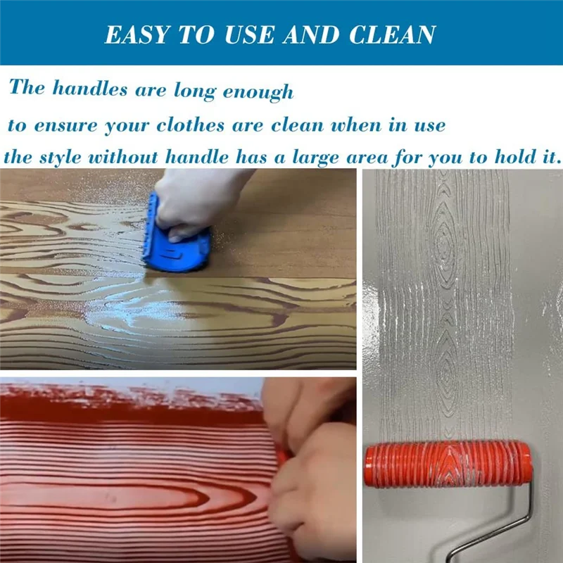 Деревянная фотография 4 шт. инструменты для рисования под дерево текстурный