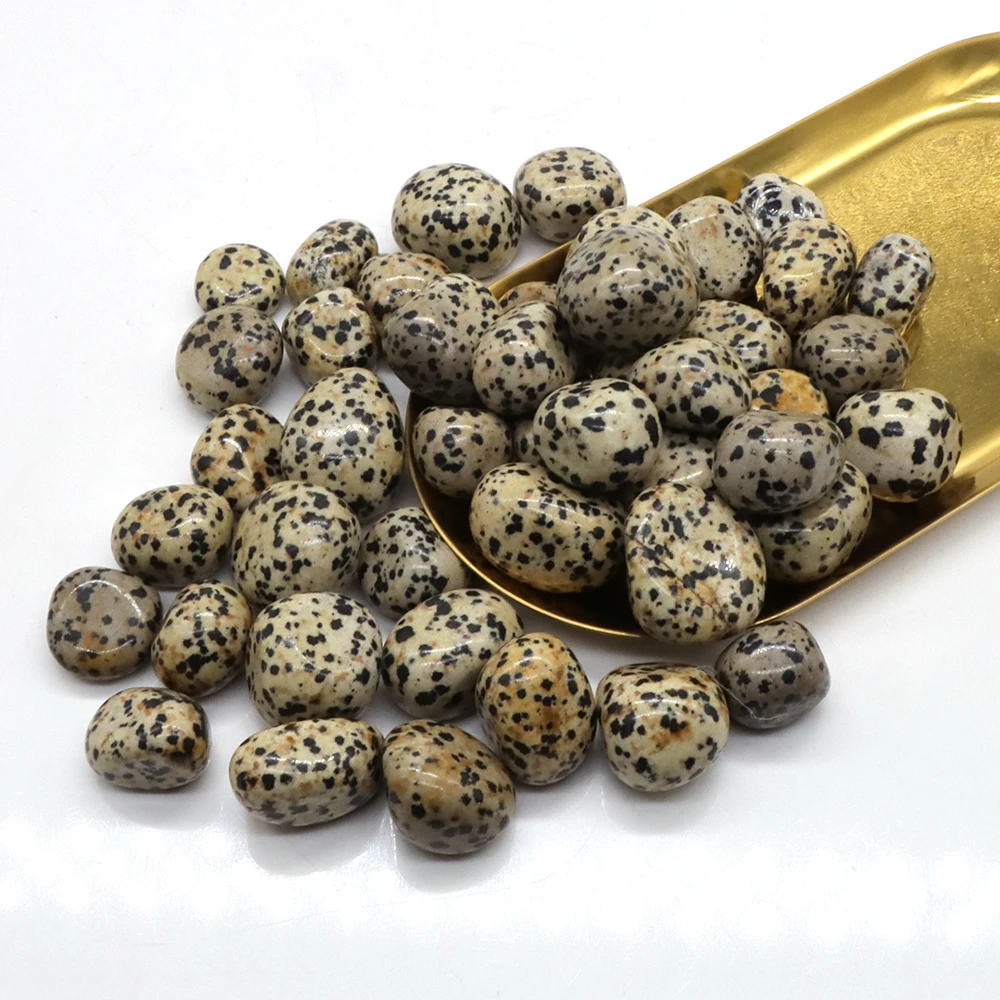 

Natural Bulk Crystal Stones Dalmation Jasper Reiki Healing Polished Energy Chakra Beads Gravel Specimen Aquarium Collection