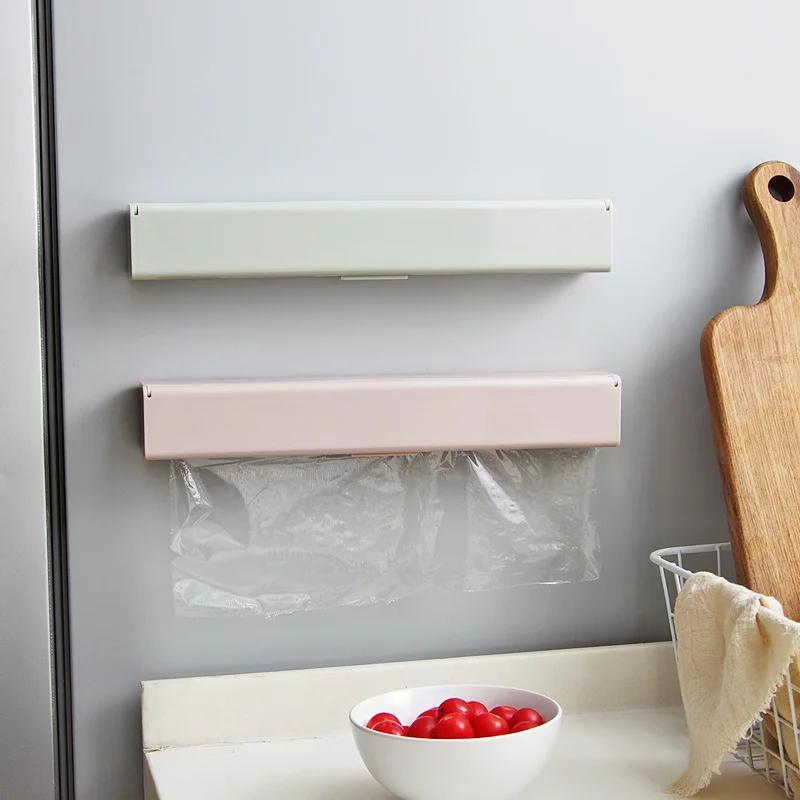 

keeping Fresh film cutter magnetic suction wall hanging kitchen supplies fresh-keeping paper tin paper divider cutting box