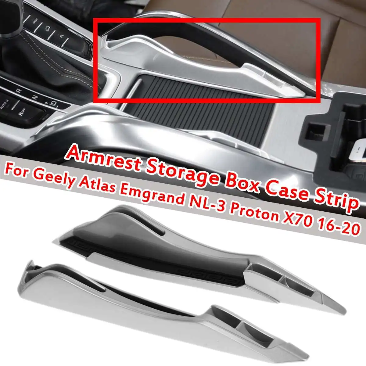 

Автомобильная консоль подлокотник контейнер для хранения перчаток Органайзер чехол для Geely Atlas Emgrand NL-3 Proton X70 2016 2017 2018 2019