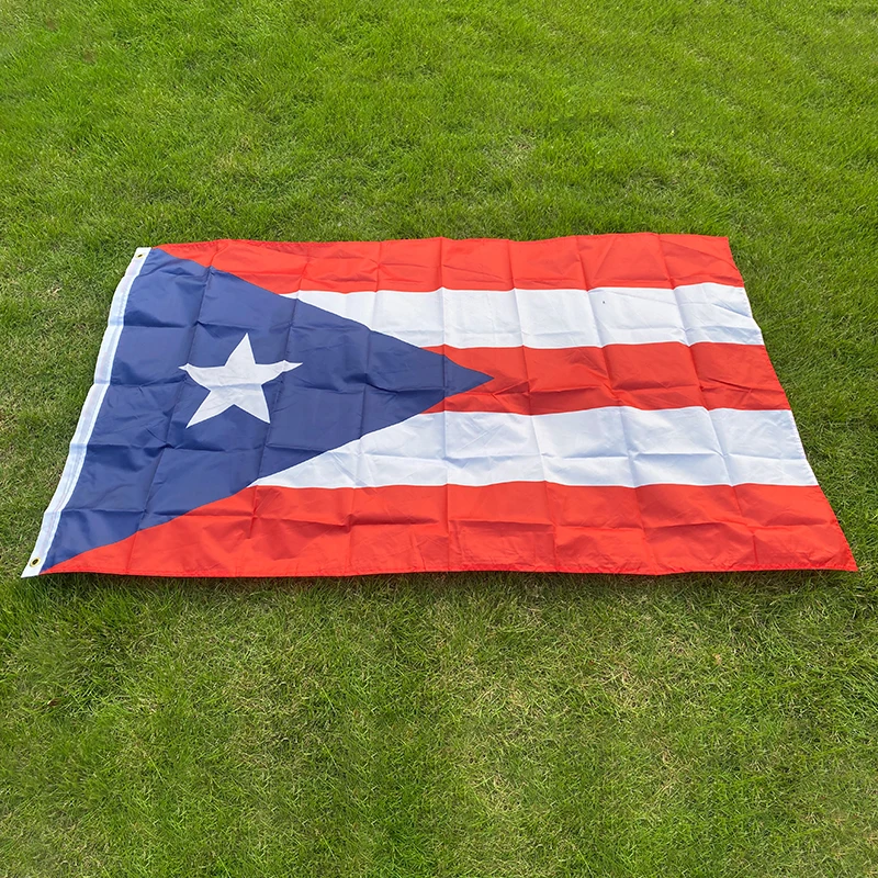 

free shipping 90 x 150cm Puerto Rico National Flag Hanging Flag Polyester Puerto Rico Flag Outdoor Indoor Big Flag