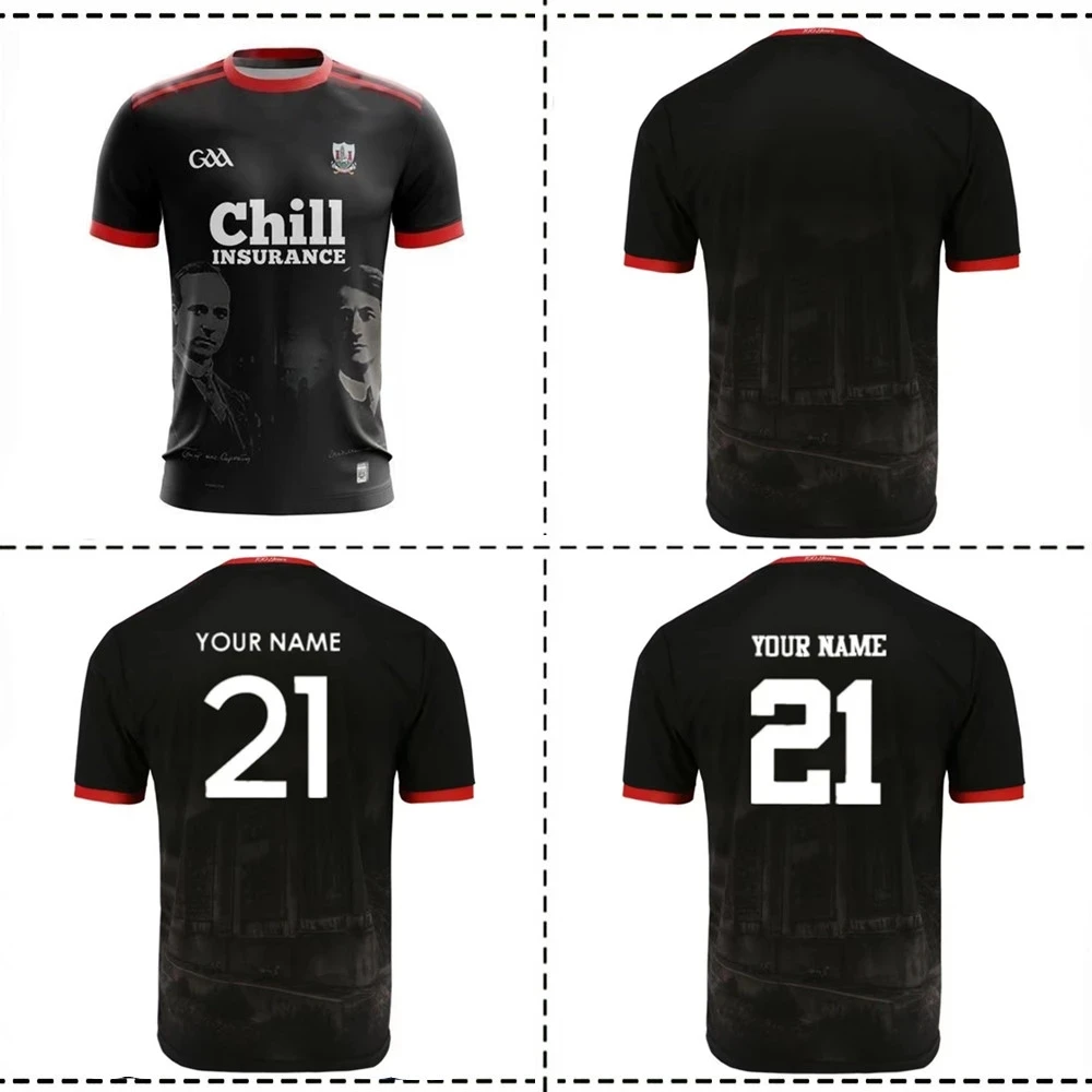 

2021 Cork GAA Праздничная Джерси 2021/22 Ирландия CORK тренировка Регби Джерси размер S--5XL